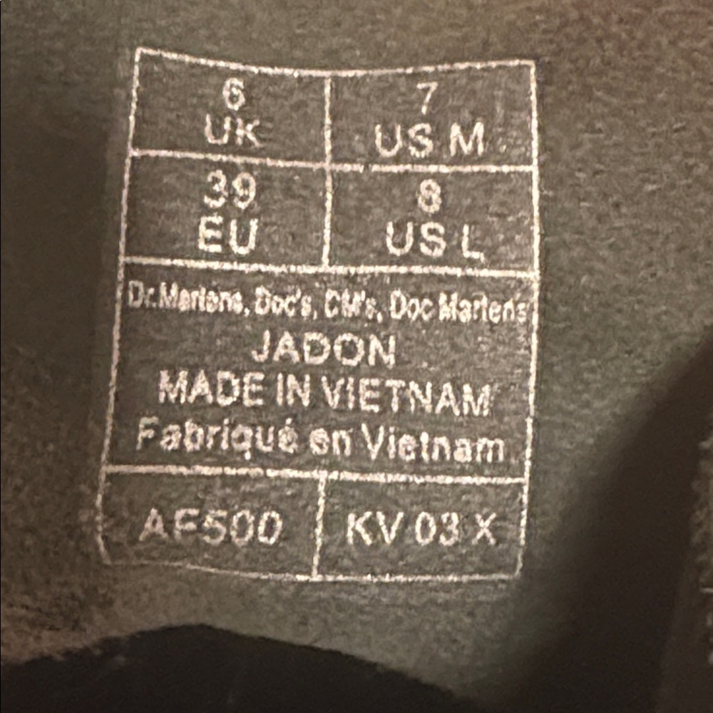 Dr martens Jadon Boot Leather Platforms - Picture 11 of 11